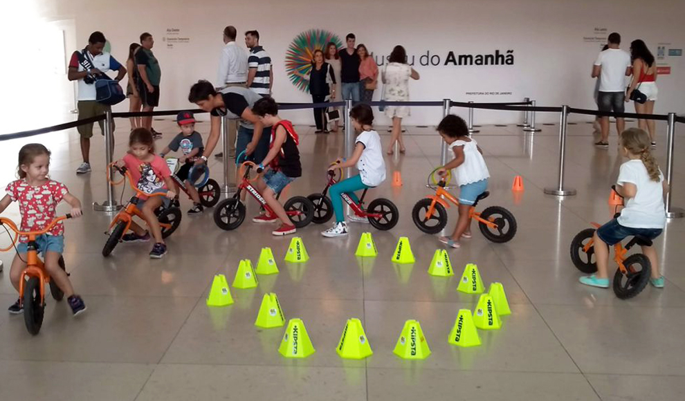 Jogos de Bicicleta na programação de férias do Museu do Amanhã